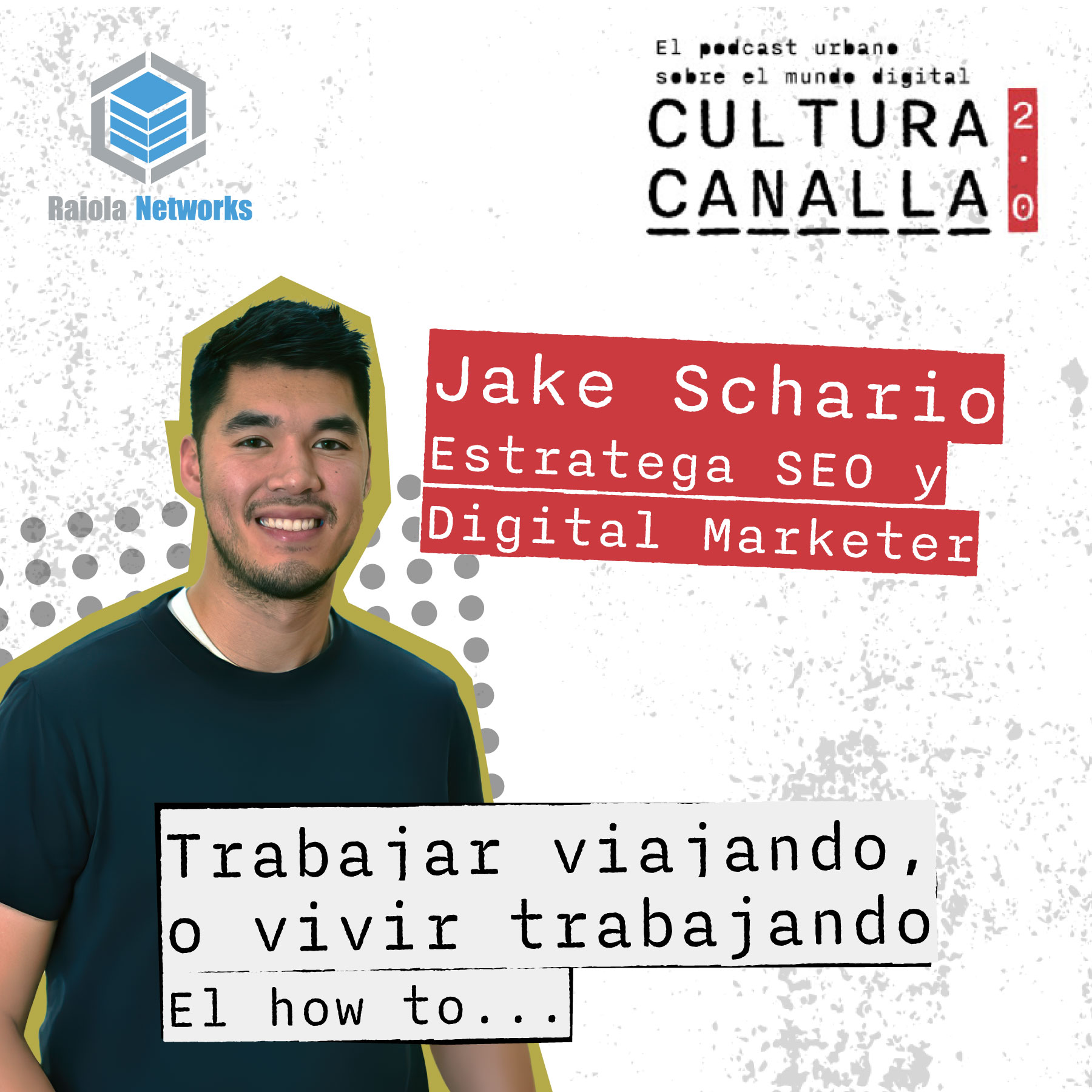 Portada del capítulo 03 de la temporada 02, con Jake Schario